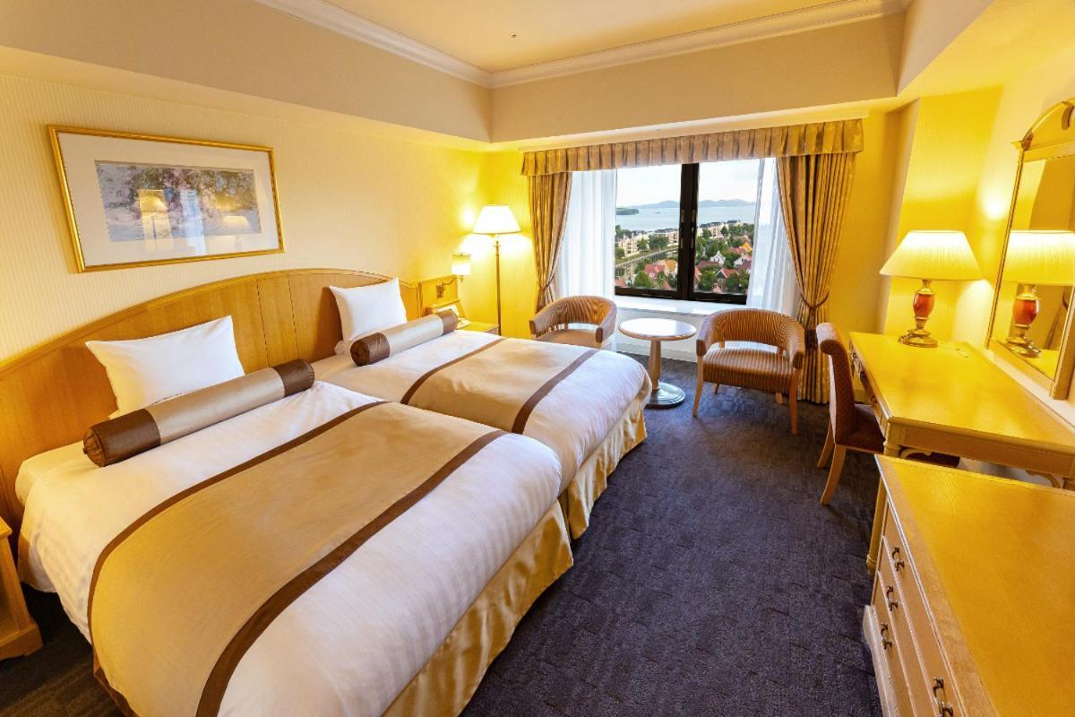 סאסבו Hotel Okura Jr Huis Ten Bosch מראה חיצוני תמונה Deluxe Twin Room